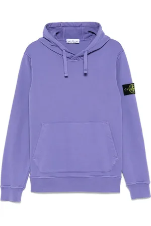 Stone Island Felpa con applicazione Compass