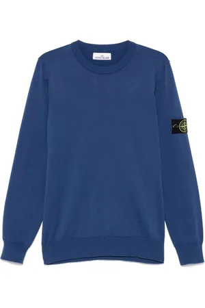 Stone Island Felpa con applicazione Compass