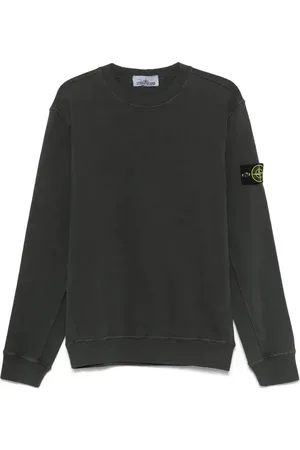 Stone Island Felpa con applicazione Compass