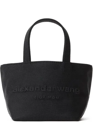 Alexander Wang Borsa tote Punch mini con logo goffrato