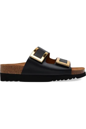 Scholl Ciabatte Mules Black Monterey 2 Straps Ad F305841004 1004