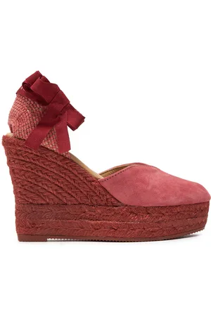 MANEBI Espadrillas Hamptons Heart-Shaped Wedge Espadrilles W 2.1 WH