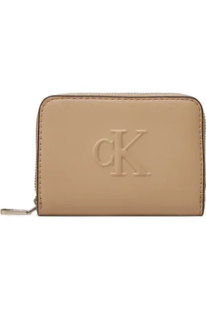 Calvin Klein Portafoglio piccolo da donna Sculpted Med Zip Around Wallet LV04K1004G
