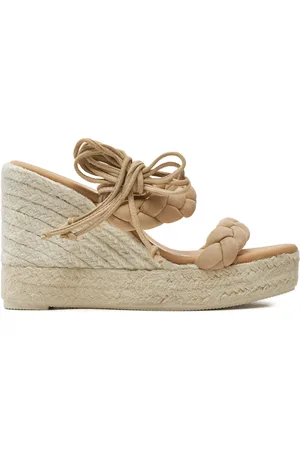 MANEBI Espadrillas Hamptons Two Braided Bands Wedge Espadrilles M 1.1 WE