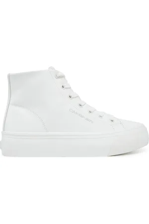 Calvin Klein Sneakers Vulc Flatform Mid Mg Lth YW0YW01741