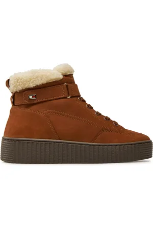 Tommy Hilfiger Stivaletti Faux Fur Nubuck Low Lace-Up FW0FW08172