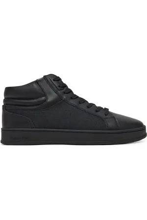 Calvin Klein Sneakers High Top Lace Up Eyelet Jaq Mono HM0HM01816