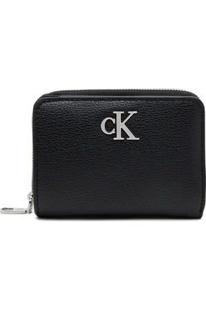 Calvin Klein Portafoglio piccolo da donna Mnml Mngrm Md Flp Zp LV04K1009G
