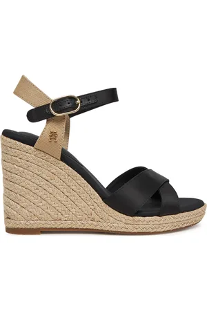 Tommy Hilfiger Espadrillas Satin High Wedge Espadrille FW0FW08602