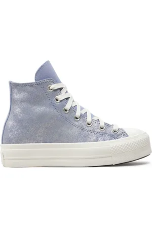 Converse Scarpe da ginnastica Chuck Taylor All Star Lift Platform Suede Shimmer Hi A11549C