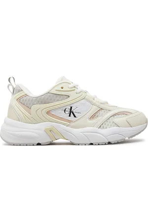 Calvin Klein Sneakers Retro Tennis Low Lace Mh Ml Met YW0YW01373