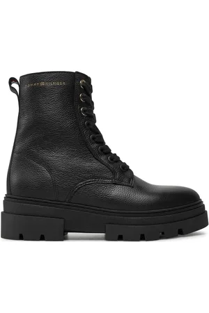 Tommy Hilfiger Stivaletti Bicolor Leather Lace-Up FW0FW08160