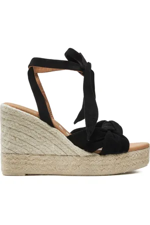 MANEBI Espadrillas Hamptons Wedge Espadrilles With Knot K 1.0 WS