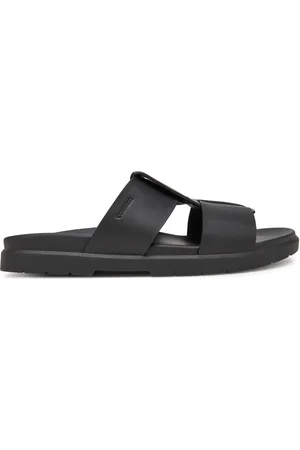 Calvin Klein Ciabatte Lug Sandal Double T Lth HM0HM01734