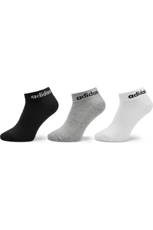 adidas Calzini corti unisex Linear Ankle Socks Cushioned Socks 3 Pairs IC1304
