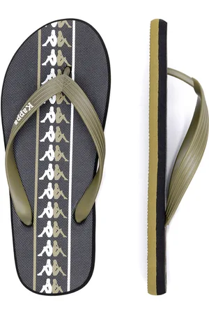 Kappa Infradito 371G1LW Green Military - Black - White