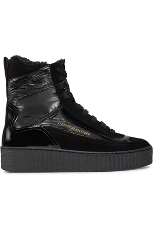 Tommy Hilfiger Stivaletti Patent Laceup City Snow Boot FW0FW07841