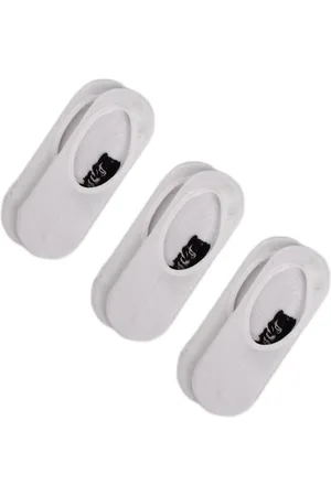 Vans Set di 3 paia di pedulini unisex Classic Super No VN000XS9WHT