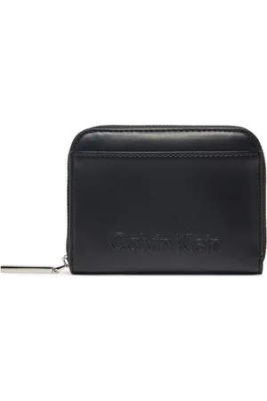 Calvin Klein Portafoglio da donna Embossed Logo Medium Zip Around K60K612965