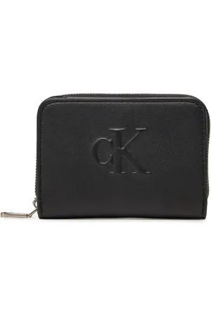 Calvin Klein Portafoglio piccolo da donna Sculpted Med Flap Zip Around LV04K1004G