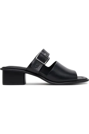Calvin Klein Ciabatte Heel Square Mg Buckle Lth YW0YW01701