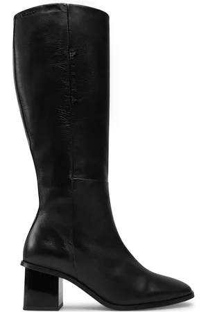 Calvin Klein Stivali Heel Knee Boot 50 W/Ml Lth HW0HW02321