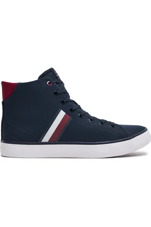 Tommy Hilfiger Sneakers Th Hi Vulc Stripes Mesh FM0FM04948