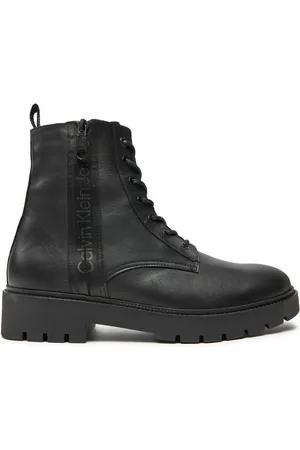Calvin Klein Stivali Combat Mid Laceup Boot W Zip YM0YM00262