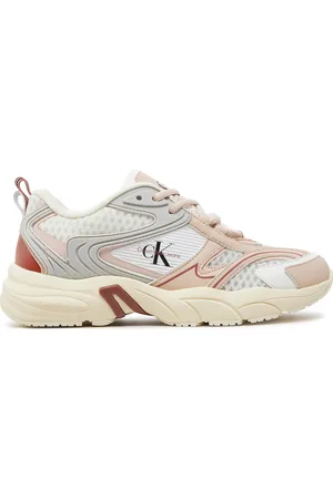 Calvin Klein Sneakers Retro Tennis Low Lace Mh Ml Met YW0YW01373