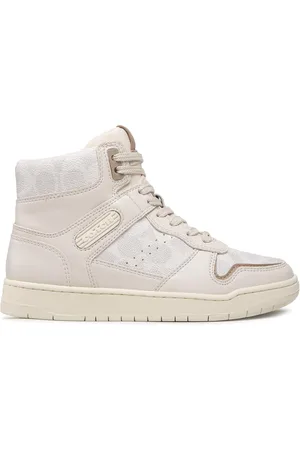 Coach Sneakers Hi Top Coated Canvas CD304