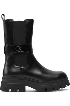 Calvin Klein Stivaletti Chunky Combat Chelsea Mg YW0YW01495