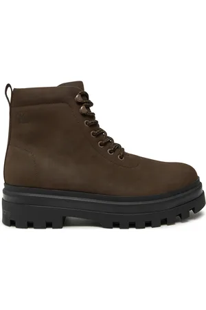 Calvin Klein Scarponcini Lugged Laceup Boot Oxf Hiking Nb YM0YM01076