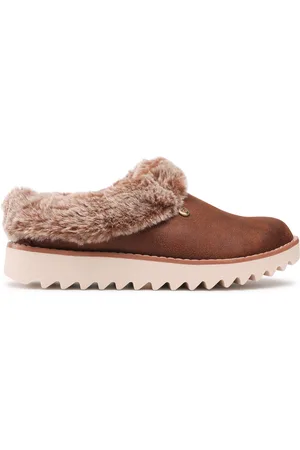 Skechers Pantofole BOBS Winter Rock 113423/BRN