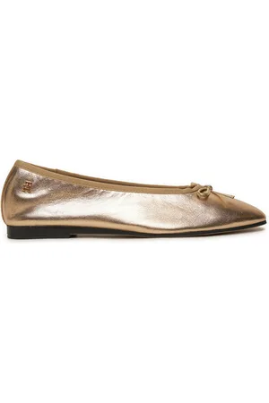 Tommy Hilfiger Ballerine Ballerina Soft Leather Metallic FW0FW08452