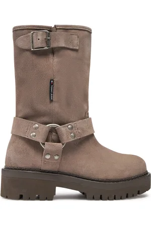 Tommy Hilfiger Stivaletti Tjw Urban Biker Boot Suede EN0EN02729