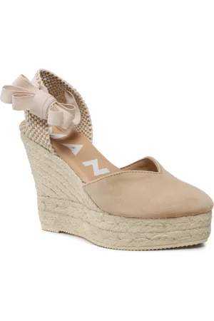 MANEBI Espadrillas Heart-Shaped Wedge Espadrilles M 1.1 WH