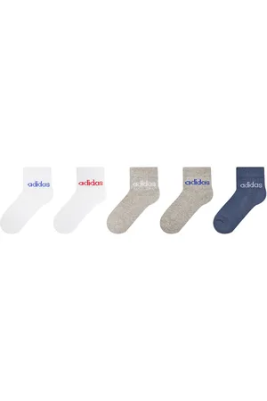 adidas Set di 5 paia di calzini lunghi da bambini Linear IR8230