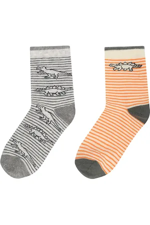 Action Boy Set di 2 paia di calzini lunghi da bambini 8KB-002-AW23 (2-pack)