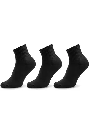 Vans Set di 3 paia di calzini corti da uomo Classic Ankle VN000FV7BLK1