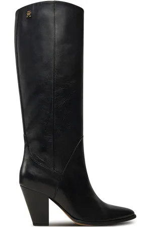 Tommy Hilfiger Stivali High Cowboy Heel Boot Leather FW0FW08296