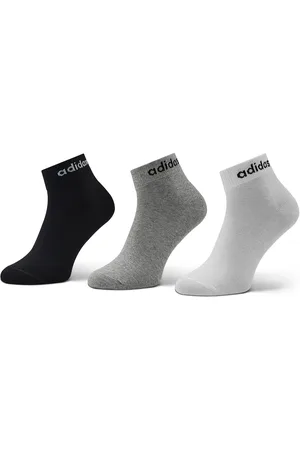 adidas Calzini corti unisex Think Linear Ankle Socks 3 Pairs IC1306