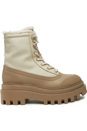 Calvin Klein Scarponcini Flatform Lace Up Boot Padded YW0YW01557