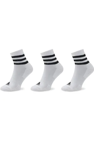 adidas Calzini corti unisex 3-Stripes Cushioned Sportswear Mid-Cut Socks 3 Pairs HT3456