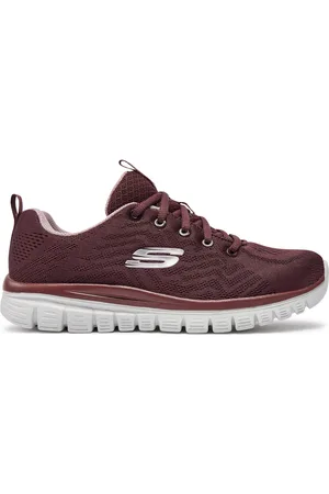 Skechers Sneakers Get Connected 12615/WINE