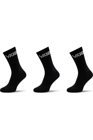 Vans Set di 3 paia di calzini lunghi da uomo Classic Crew VN000F0XBLK1