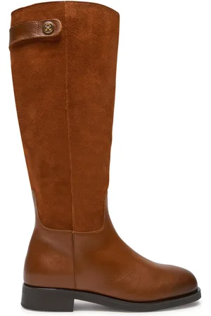 Tommy Hilfiger Stivali al ginocchio Th Stud Leather Mix Long Boot FW0FW08341