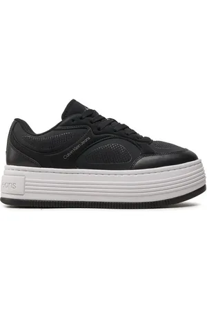 Calvin Klein Sneakers Bold Platf Low Lace Mix In Mtl YW0YW01471