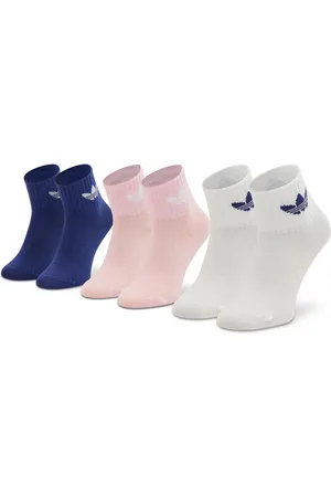 adidas Set di 3 paia di calzini lunghi da bambini Ankle HC9596