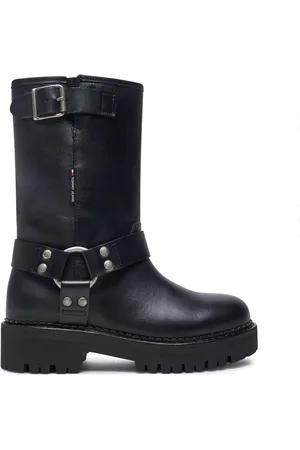 Tommy Hilfiger Stivaletti Tjw Urban Biker Boot Leather EN0EN02728