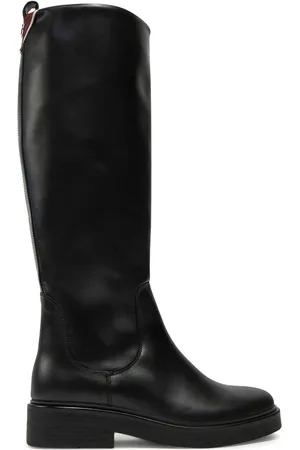 Tommy Hilfiger Stivali Premium Leather Long Boot FW0FW08180